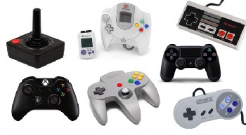 Various gaming controllers