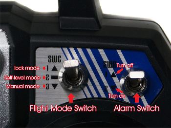 Different flight modes of a drone.