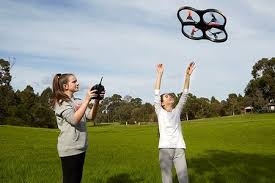 Drones are popular with men, women and children.